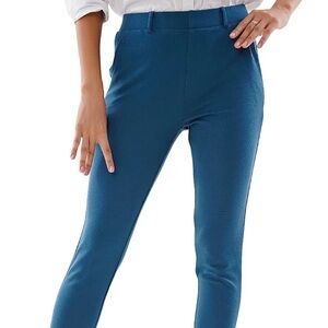 Amazon Pull On Women's Blue Ankle Pants